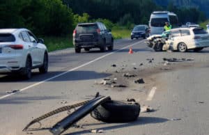 ДТП на Чуйском тракте: четыре человека получили травмы, а три машины – повреждения ДТП на Чуйском тракте: четыре человека получили травмы, а три машины – повреждения