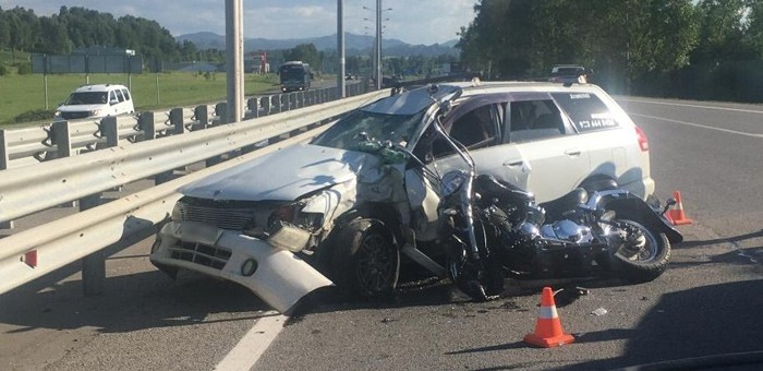 В Майминском районе в ДТП погиб мотоциклист