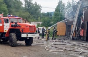 Пожар на СТО ликвидирован в Соузге Пожар на СТО ликвидирован в Соузге