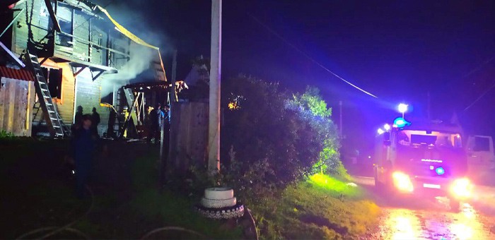 В Партизанском логу потушен пожар в жилом доме