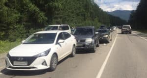 Житель Чойского района спровоцировал массовое ДТП на Чуйском тракте Житель Чойского района спровоцировал массовое ДТП на Чуйском тракте