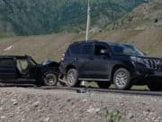 Пьяный и без прав водитель протаранил Land Cruiser Пьяный и без прав водитель протаранил Land Cruiser