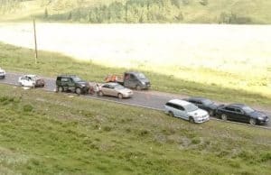 Массовое ДТП с участием шести автомобилей произошло на Чуйском тракте Массовое ДТП с участием шести автомобилей произошло на Чуйском тракте