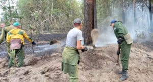 Летчик-наблюдатель с Алтая борется с лесными пожарами в Коми Летчик-наблюдатель с Алтая борется с лесными пожарами в Коми