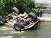 УАЗ 3152 упал в Элекмонарку, водитель в тяжелом состоянии УАЗ 3152 упал в Элекмонарку, водитель в тяжелом состоянии