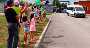 В Горно-Алтайске встретили сотрудников Росгвардии, вернувшихся с Украины