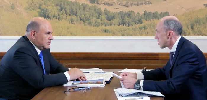 Михаил Мишустин и Олег Хорохордин обсудили социально-экономическое развитие Республики Алтай