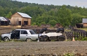 В Бийке нетрезвый местный житель на «Ладе» врезался в квадроцикл