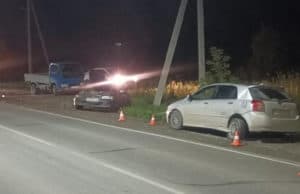 Нетрезвый водитель протаранил три автомобиля, сбил пешехода и сбежал с места происшествия