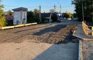 На месте демонтированного моста по ул. Чаптынова организован проезд