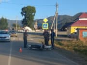 Гость из Алтайского края перевернулся на мотоцикле в Онгудае и попал в больницу