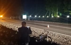 Турист на Лексусе ночью сбил велосипедиста