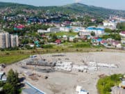 В Горно-Алтайске продолжается строительство школы №7 В Горно-Алтайске продолжается строительство школы №7
