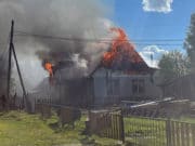 В Каракокше сгорела аптека В Каракокше сгорела аптека
