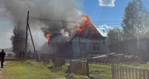 В Каракокше сгорела аптека