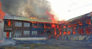 В Мендур-Сокконе сгорела школа