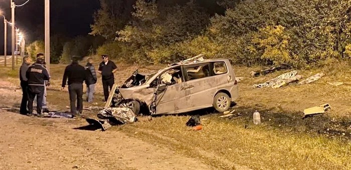 Кош-Агач в трауре из-за ДТП, унесшего жизнь женщины и четверых детей