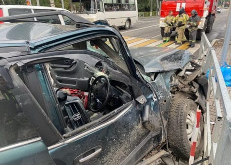 ДТП со «скорой помощью» в Горно-Алтайске: пострадали два человека