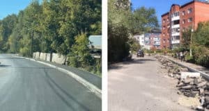 Ремонт дорог продолжается в Горно-Алтайске
