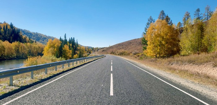 Более 70% годового плана дорожных работ выполнили в Республике Алтай
