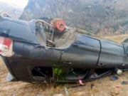 Нетрезвый и лишенный прав водитель опрокинул автомобиль в кювет на Чуйском тракте Нетрезвый и лишенный прав водитель опрокинул автомобиль в кювет на Чуйском тракте