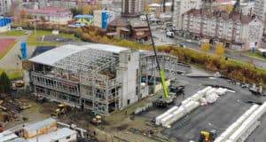 Готовность физкультурно-оздоровительного комплекса – 56%