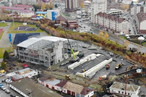 Строительство ФОК в Горно-Алтайске