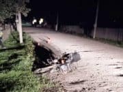 Пьяная ночная поездка на мотоцикле обернулась серьезными травмами и уголовным делом