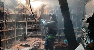 В селе Тихонькая сгорел магазин