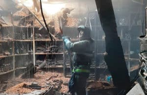 В селе Тихонькая сгорел магазин