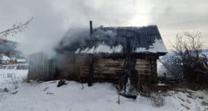 В Чое на пожаре погиб человек