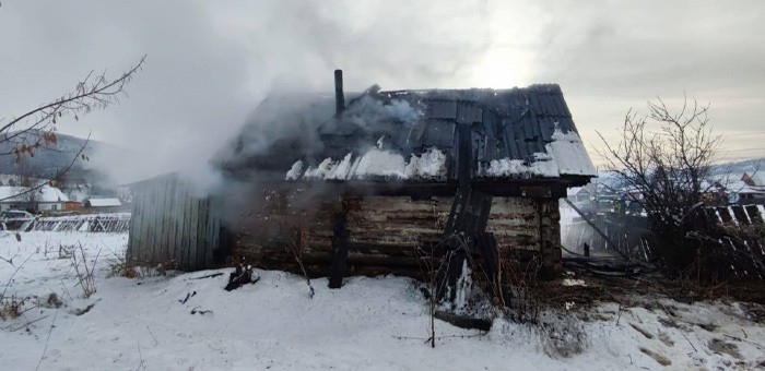 В Чое на пожаре погиб человек