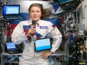 Космонавт Анна Кикина поздравила жителей Горного Алтая с борта МКС с юбилейными датами