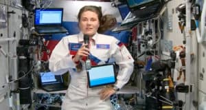 Космонавт Анна Кикина поздравила жителей Горного Алтая с борта МКС с юбилейными датами