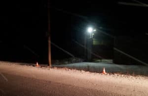 Ранним утром в городе разбился автомобиль Hyundai Elantra Ранним утром в городе разбился автомобиль Hyundai Elantra