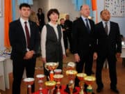 Школьный спортзал в селе Яконур открыли после капитального ремонта