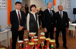 Школьный спортзал в селе Яконур открыли после капитального ремонта