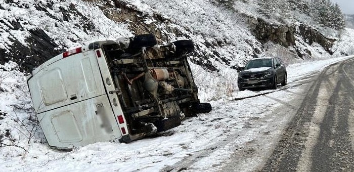 Семь ДТП произошло за сутки в Республике Алтай из-за ухудшения погодных условий