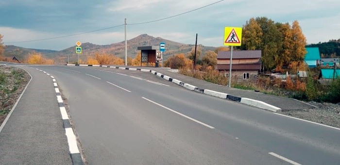 Завершен ремонт дороги из Горно-Алтайска в Алферово