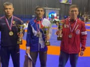 Три спортсмена с Алтая стали чемпионами турнира по борьбе в Омске Три спортсмена с Алтая стали чемпионами турнира по борьбе в Омске
