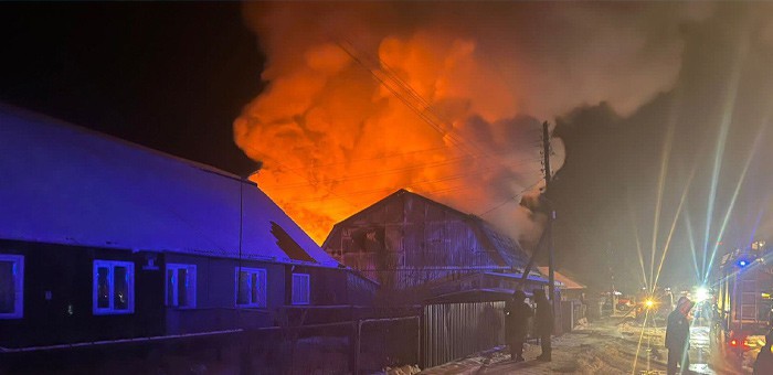 Морозы осложнили ситуацию с пожарами
