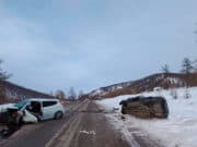 ДТП на Семинском перевале: женщина погибла, три человека госпитализированы ДТП на Семинском перевале: женщина погибла, три человека госпитализированы