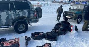 Пограничники вновь задержали браконьеров Пограничники задержали браконьеров