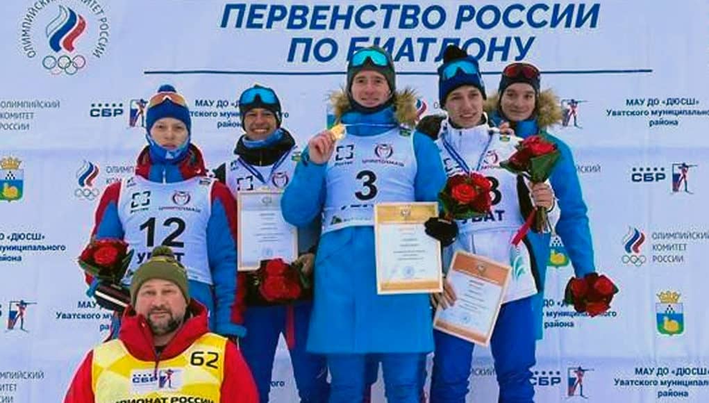 Денис Иродов завоевал золотую медаль юниорского чемпионата России по биатлону
