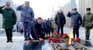 В Республике Алтай прошел митинг в честь Дня Героев Отечества