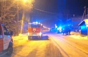 В Горно-Алтайске горел двухэтажный дом