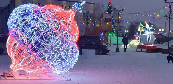 Около 6 тысяч жителей республики в новогоднюю ночь посетили снежные городки