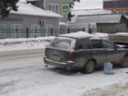 Торопливый водитель иномарки врезался в идущую перед ним «Ладу» Торопливый водитель иномарки врезался в идущую перед ним «Ладу»