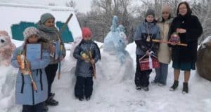 В Горно-Алтайске выбрали лучших снеговиков