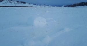 Снежные «рулетики» заметили еще в одном районе Республики Алтай